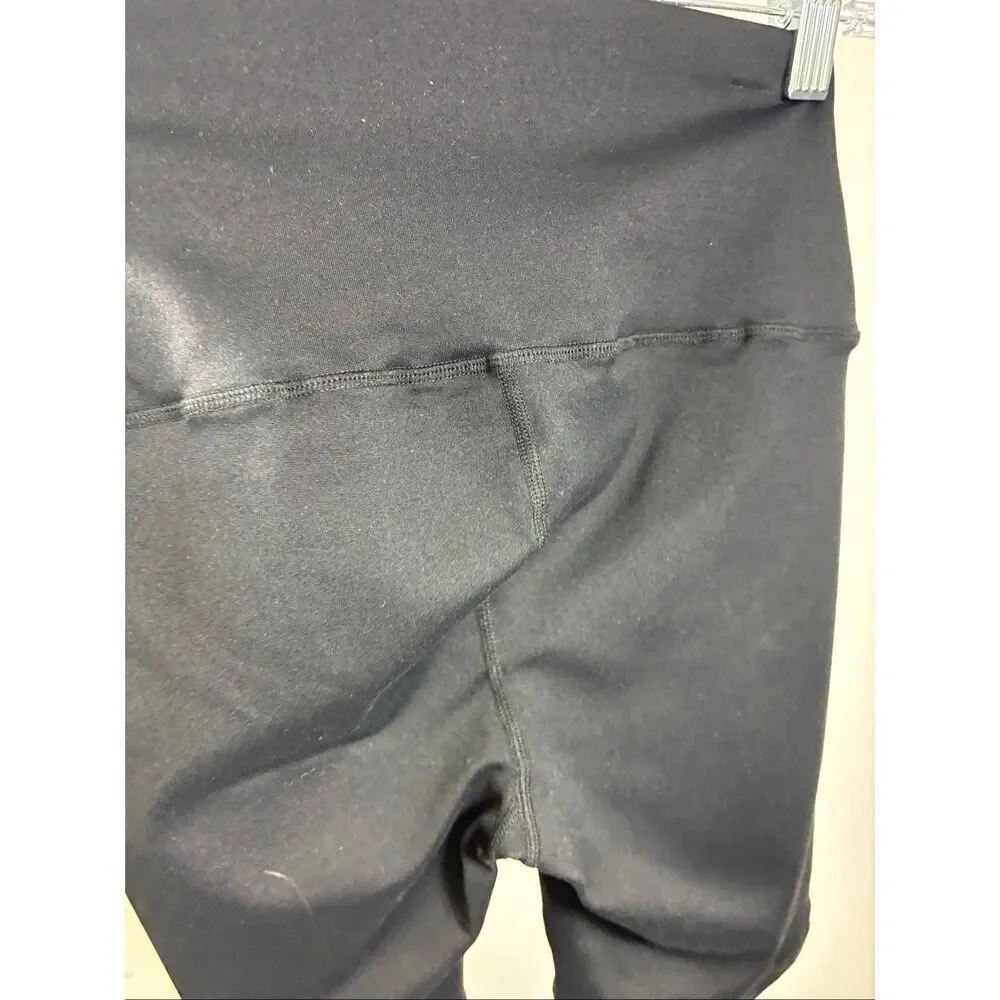 ALO Yoga NWT High Waist Biker Short Major Moves in Black Size XXS